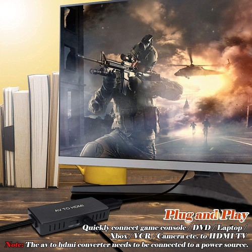 Rca auf hdmi - auf, konverter,