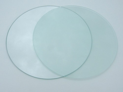 Glasscheibe rund 4mm klarglas - glasscheibe,