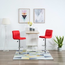 Barhocker 2 Stk. Rot