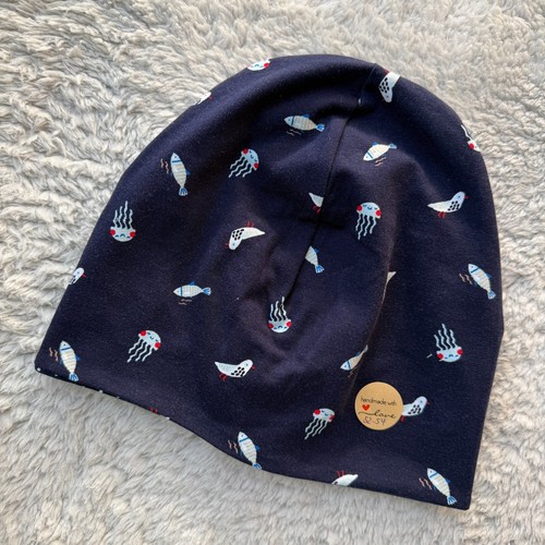 Kinder beanie wendebeanie - ♥,