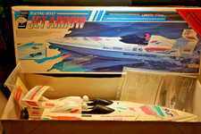 vintage KYOSHO Speedboot JET ARROW mit E-Motor in originaler Box