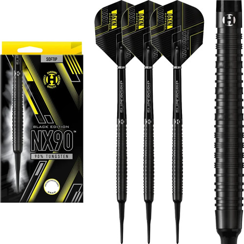 Harrows nx90 black softdarts - harrows,