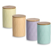 Vorratsdose Keramik/Bambus 720