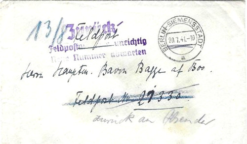 Feldpostbrief berlin - feldpostbrief,
