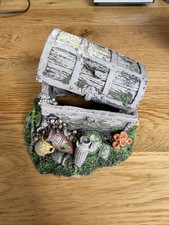 Deko Aquarium Große Schatztruhe Welshöhle Sprudler Fischversteck