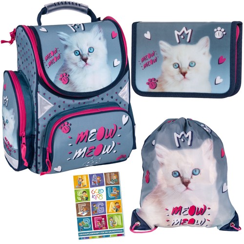 Schulranzen katze cat motiv - schulranzen,