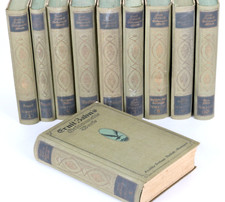 Original Ernst Zahn's Gesammelte Werke Band 1-10 mit Kaufbeleg 1923 2,5 Mio. RM