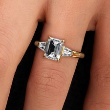 18 K Gelbgold Diamant Ehering