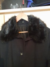 Mantel Damen Wildlederoptik