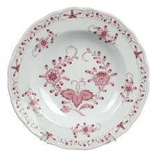 Suppenteller Tirschenreuth Unbekannte Formen Blumenmuster mit rosa Rand