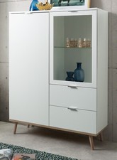 Highboard Schrank Lundby weiß