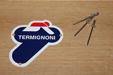 #838 Termignoni Auspuff Schild Exhaust Plate Muffler Sign Logo Zeichen Emblem