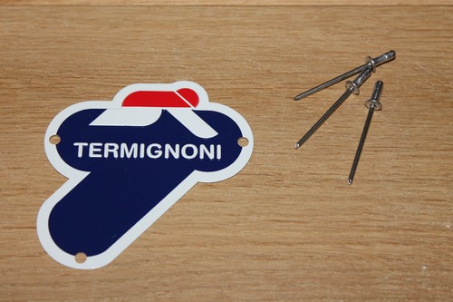 838 termignoni auspuff schild - termignoni,