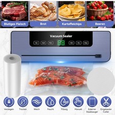 Vakuumiergerät 8 IN 1 Vakuumierer Einschweißgerät Folienschweißgerät 120W+Beutel