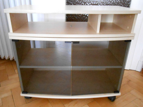 Schrank mit glastüren - tv-schrank,
