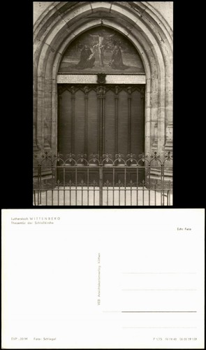 Ansichtskarte lutherstadt - ansichtskarte,