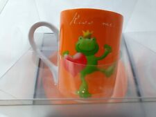 Designhouse Tasse Frosch Herz "Kiss me" Design House m.Unterteller Becher Liebe