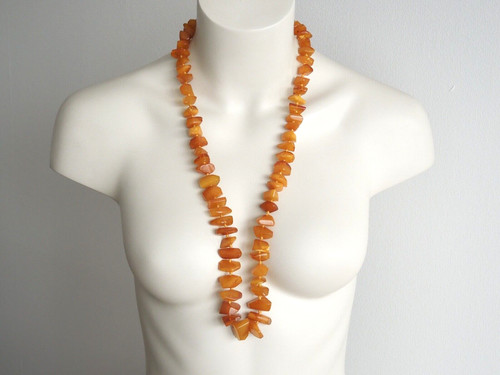 Kette bernstein natur - kette,