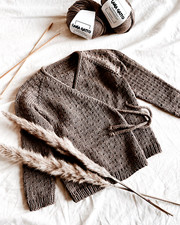 Strickanleitung Wickeljacke