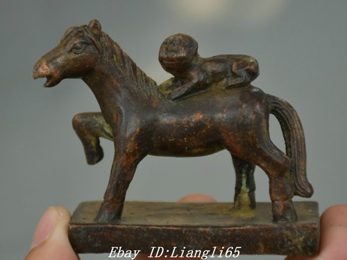 Old pure bronze - 2.7'', zodiac