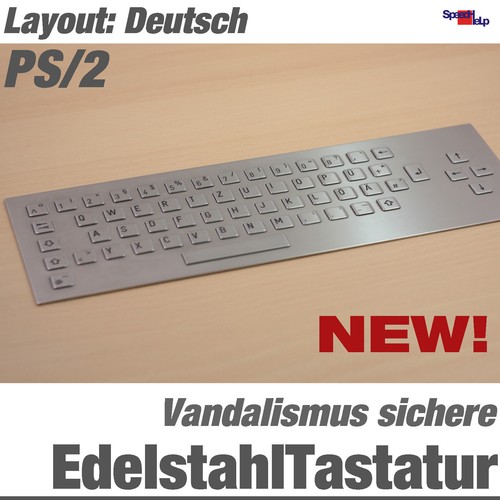 New edelstahl tastatur - new,