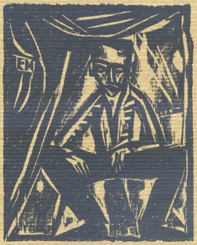 Erich heckel selbstbildnis - -,