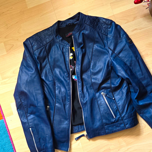 Cabrini damen leder - leder, bikerjacke