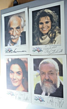 41NV - DIE FALLER`S - Vier Autogramme - über 30 Jahre alt - u.a. LUKAS AMANN -