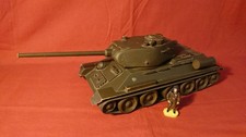 DDR Holzspielzeug Kienel,Vero,Greiner Panzer T34/85 NVA Dachbodenfund 