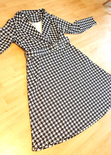 Kleid midikleid hahnentritt - kleid,