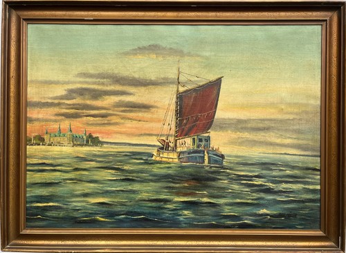 Impressionist segelschiff auf - segelschiff,