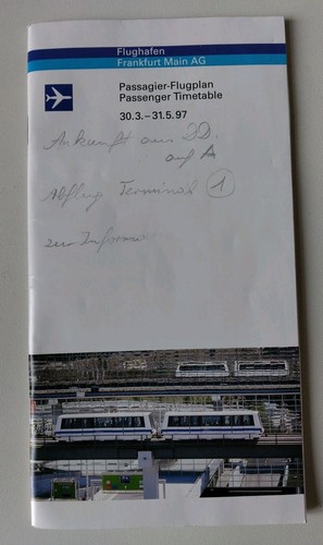 Passagier flugplan timetable - passagier,