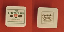 Germania Pilsener Bad Godesberger Mineralwasser Brauerei Bierdeckel Bier