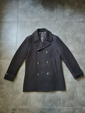 H&M Cabanjacke Mantel Caban-Mantel Schwarz Winter Gr. 48 