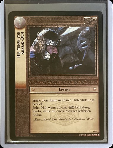 Lotr tcg mines khazad - mines, khazad-dum