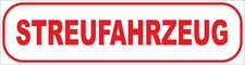 Magnetschild - Streufahrzeug -