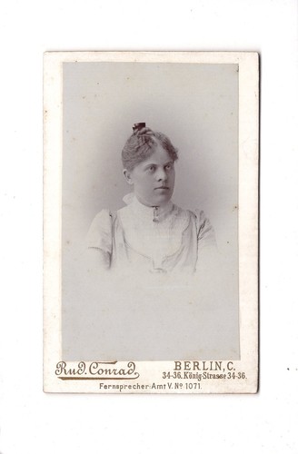 Cdv foto damenportrait - cdv,