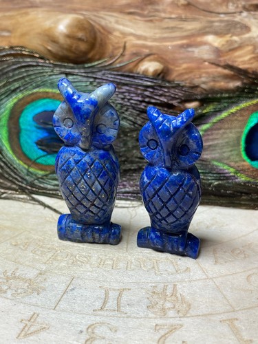 Mini eule aus - eule, lapislazuli