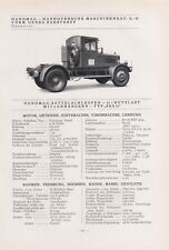 BREMEN/HANNOVER, Typentafel