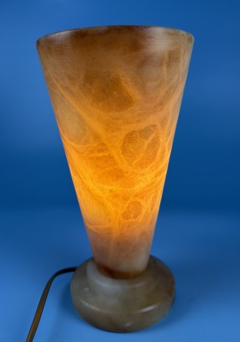 Alabaster tischlampe - alabaster,
