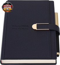 Tagesplaner A5 2026 mit Stift
