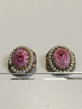 Vintage Emailierte Ohrklipse