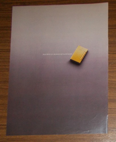 Seltene werbung dupont - werbung, s.t.