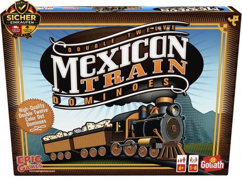 Mexican train domino - train,, spiel