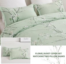 Blumen Bettbezug Set 3 Stück