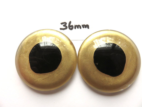 Fischaugen glas helles gold - helles,