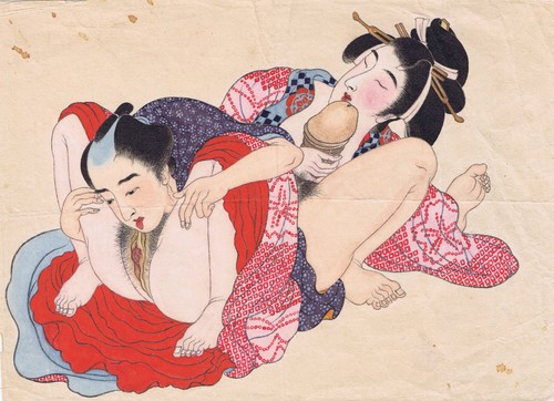 Shunga pärchen beim - -,