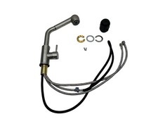 Spültischarmatur Wasserhahn Küchenarmatur Ausziehbar mit 2 Strahlarten 360°