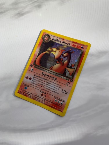 Pokemon karte dunkles glurak - karte,