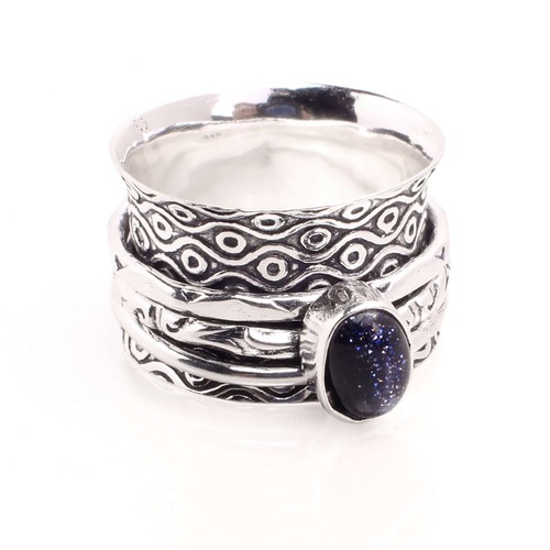 Versilbert spange ring - spange,